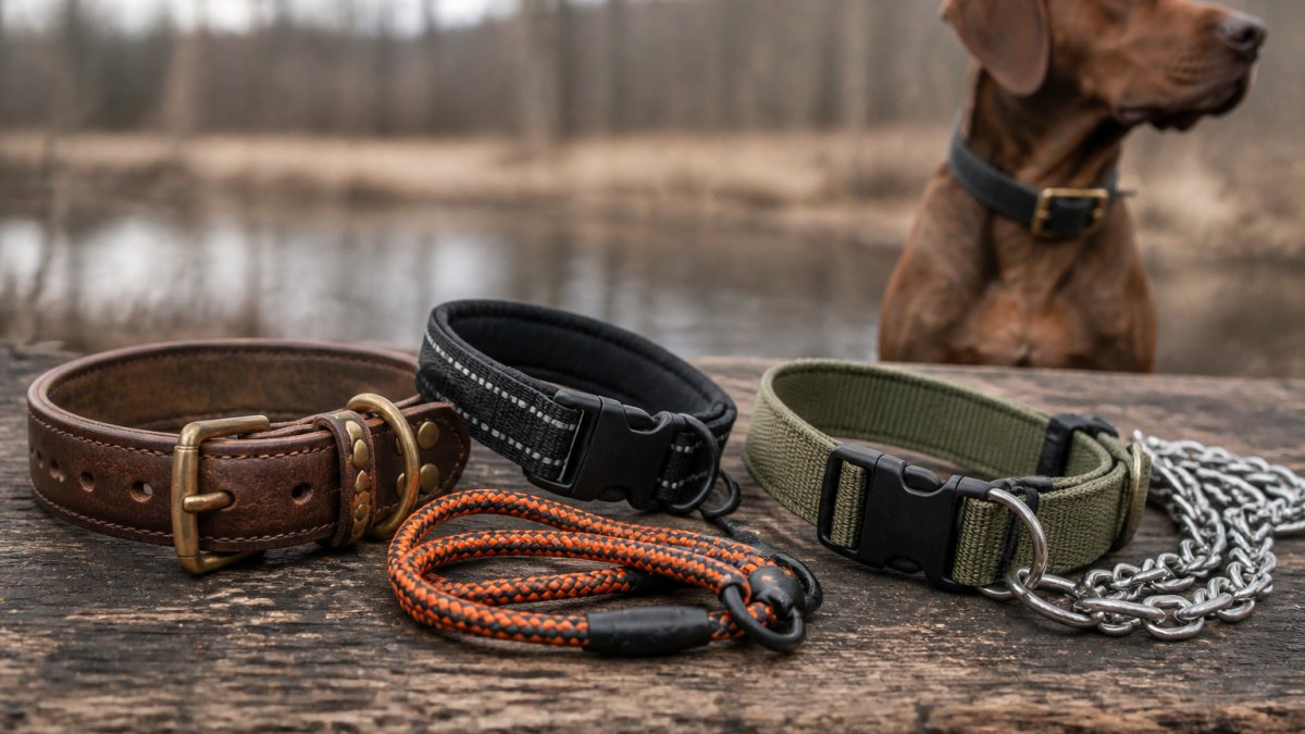 Alternatives to Heavy Leather Hunting Dog Collars