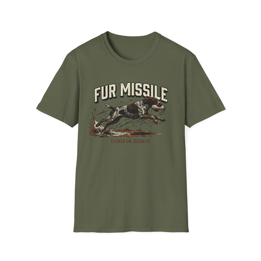 Fur Missile Dog T-Shirt