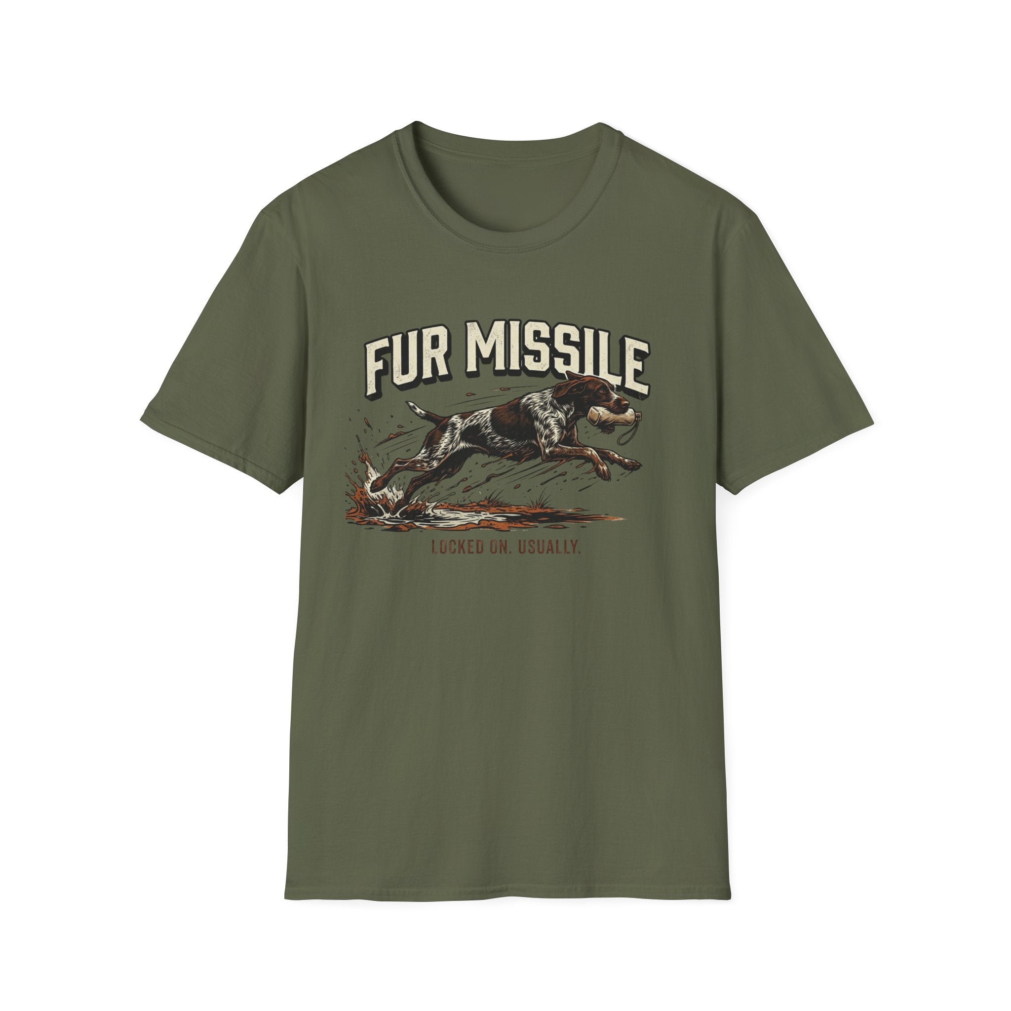 Fur Missile Dog T-Shirt