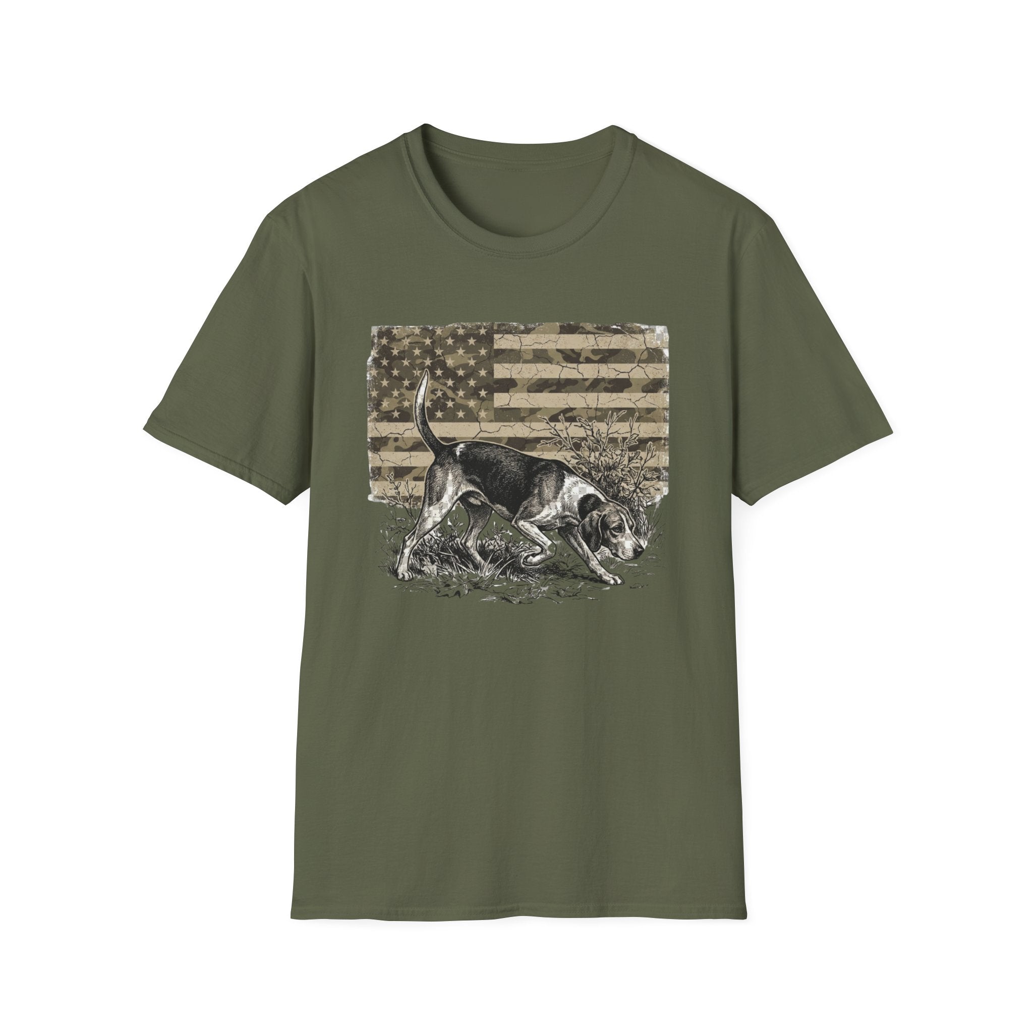 American Foxhound Flag T-Shirt