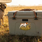 American Brittany Pointing Pheasant- Sticker