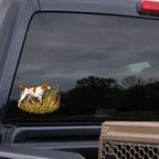 American Brittany Pointing Pheasant- Sticker