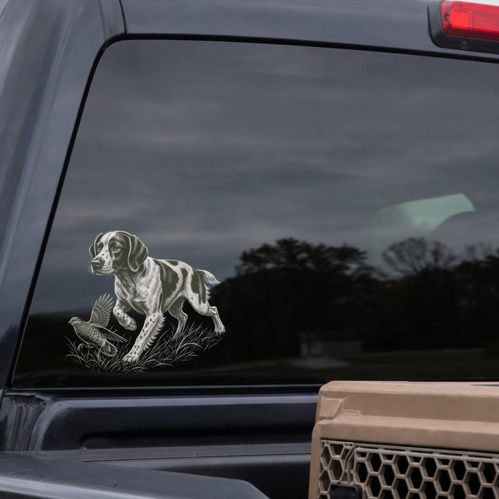 Brittany Pointing- Sticker